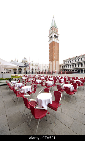 La place San Marco, Venise, Italie Banque D'Images