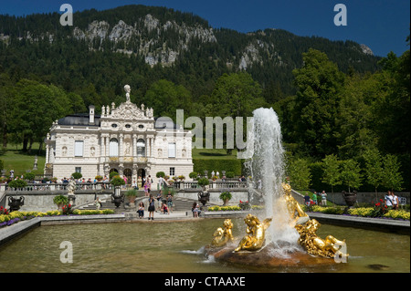 Château de Linderhof, Ettal, Bavière, Allemagne Banque D'Images