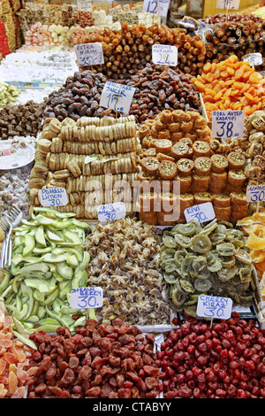 Bonbons à l'egypte bazar, Misir Carsisi, Istanbul, Turquie, Europe Banque D'Images