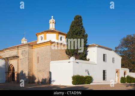 La Rabida Monastère, Palos de la Frontera, province de Huelva, Andalousie, Espagne du sud. Banque D'Images