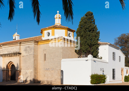 La Rabida Monastère, Palos de la Frontera, province de Huelva, Andalousie, Espagne du sud. Banque D'Images