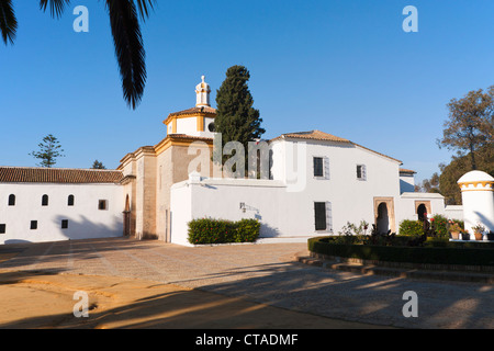 La Rabida Monastère, Palos de la Frontera, province de Huelva, Andalousie, Espagne du sud. Banque D'Images