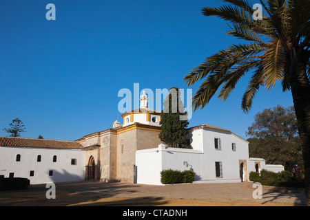 La Rabida Monastère, Palos de la Frontera, province de Huelva, Andalousie, Espagne du sud. Banque D'Images