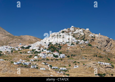 White Hora, Serifos, Cyclades, Grèce Banque D'Images