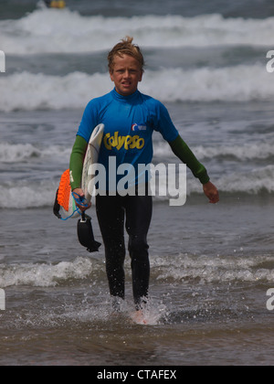 Les écoles britanniques Calypso Championnats, Cornwall, UK Banque D'Images