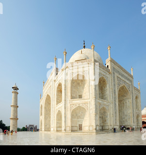 Taj Mahal, UNESCO World Heritage Site, Agra, Uttar Pradesh, Inde Banque D'Images