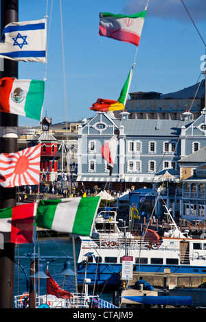 Sur Victoria et Albert Waterfront, Cape Town, Western Cape, Afrique du Sud, RSA, l'Afrique Banque D'Images