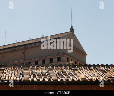 La chapelle Sixtine dans le Palais apostolique, la résidence officielle du pape, au Vatican. Banque D'Images