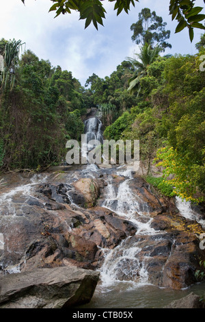 Nam Tok Na Muang cascade sur l'île de Koh Samui, Surat Thani Province, Thailande, Asie Banque D'Images