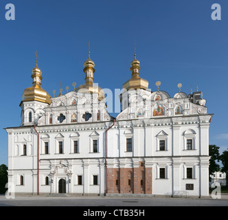 Cathédrale de la Dormition dans Kyiv-Pechersk Lavra (mur nord) Banque D'Images