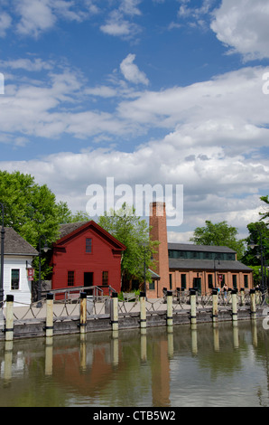 Le Michigan, Wyandotte. Greenfield Village, près de 100 bâtiments historiques datant du 17ème siècle. Banque D'Images