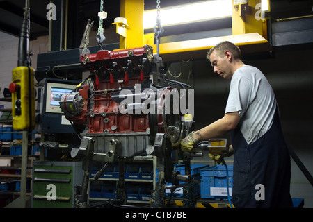 Deutz AG Koeln Porz, quart de nuit à l'engine builder Banque D'Images