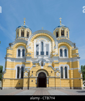 La cathédrale Saint-Vladimir à Kiev (1862-1882) Banque D'Images