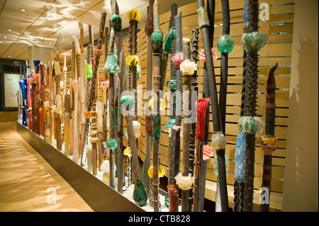 Une exposition à la Heard Museum, spécialisée dans l'American Indian Culture & art, situé à proximité du centre-ville de Phoenix, Arizona, USA Banque D'Images