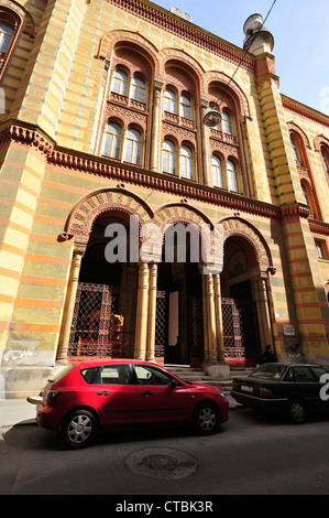 Synagogue de la rue Rumbach, Budapest, Hongrie Banque D'Images