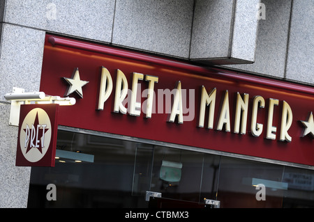 Pret a manger, chaîne de magasin de sandwich Banque D'Images