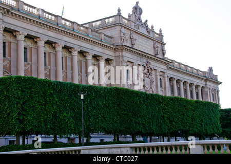 Le Parlement de Stockholm House, le bâtiment a été conçu par Aron Johansson et érigé entre 1897 et 1905, la Suède Stockholm,.a Banque D'Images