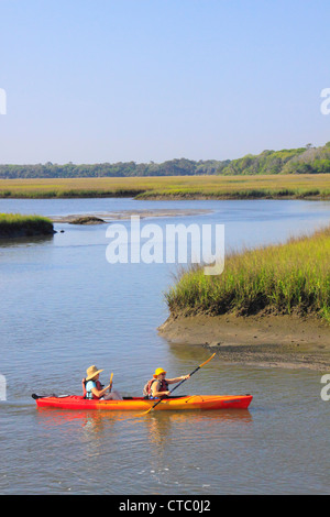 BIG TALBOT ISLAND STATE PARK ET LITTLE TALBOT ISLAND STATE PARK, Jacksonville, Florida, USA Banque D'Images