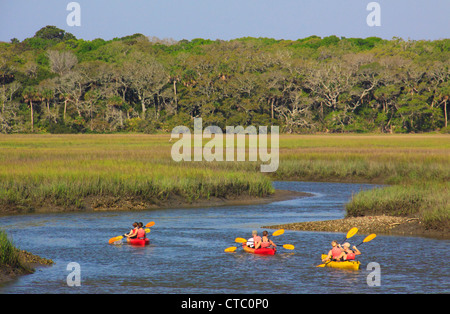 BIG TALBOT ISLAND STATE PARK ET LITTLE TALBOT ISLAND STATE PARK, Jacksonville, Florida, USA Banque D'Images