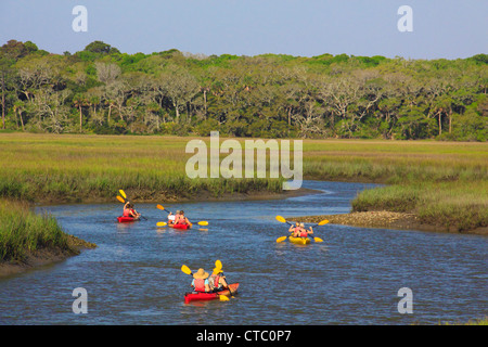 BIG TALBOT ISLAND STATE PARK ET LITTLE TALBOT ISLAND STATE PARK, Jacksonville, Florida, USA Banque D'Images