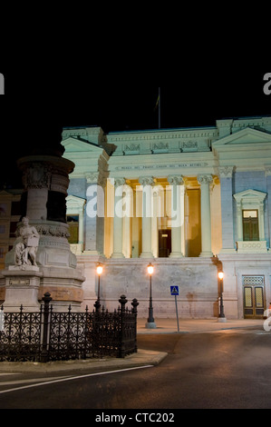 La façade ouest de l'Cason del Buen Retiro annexe du Museo del Prado de Madrid Espagne Banque D'Images