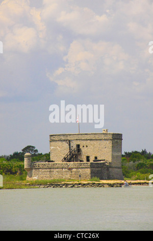 FORT MANTANZUS National Monument, Saint Augustine, Floride, USA Banque D'Images