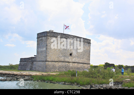 FORT MANTANZUS National Monument, Saint Augustine, Floride, USA Banque D'Images