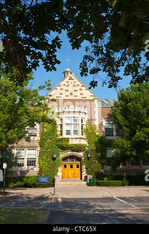 Welles Hall, SUNY Geneseo, New York State Banque D'Images