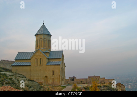 Dans l'église St Nicholas Château Narikala à Tbilissi, Géorgie Banque D'Images