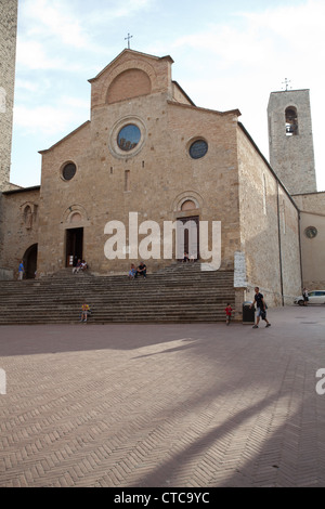 Collegiata di Santa Maria Assunta, San Gimignano, Toscane, Italie centrale. Banque D'Images