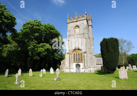 L'église Saint-Laurent, Affpuddle, Dorset, Angleterre, Royaume-Uni Banque D'Images