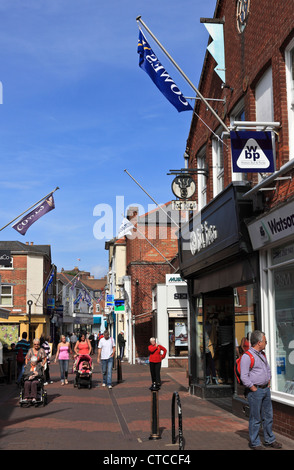 4087. Rue Haute piétonne, Cowes, île de Wight, Royaume-Uni Banque D'Images