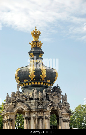 Le Palais Zwinger à Dresde, Allemagne Banque D'Images