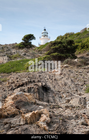 Phare du Cap de Creus - Cap de Creus, Catalogne, Espagne Banque D'Images