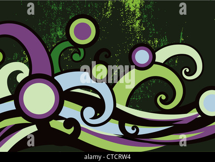 Illustration Vecteur de grunge dance party invitation abstract background Banque D'Images