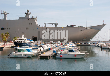 Port de plaisance de Carthagène et le sud de l'Espagne Banque D'Images