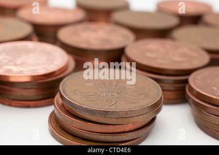 Pièces de cuivre Banque D'Images
