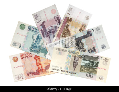 De 1997 Roubles russes Banque D'Images