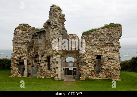 Château de Sandsfoot récemment restauré à Weymouth Dorset Banque D'Images