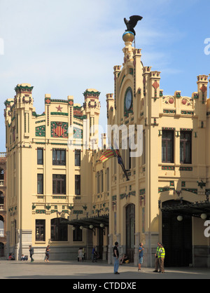 L'espagne, Valence, Estacion del Norte, de la gare, Banque D'Images