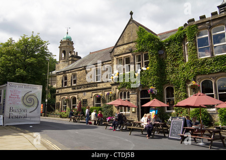 Vieux Pavillon à Buxton Derbyshire, Angleterre, Royaume-Uni Banque D'Images