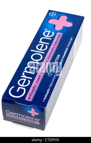 Germolene crème antiseptique à double action Banque D'Images