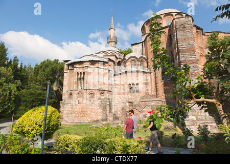 Istanbul, Turquie. L'église byzantine de Saint Sauveur à Chora. Banque D'Images