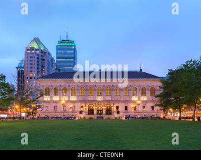 Boston Public Library McKim Building Banque D'Images