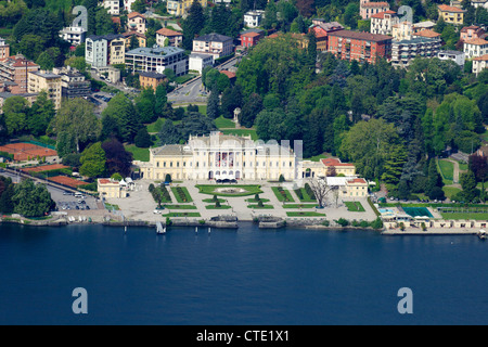 Vue de la Villa Olmo sur les rives du lac de Côme, Lac de Côme, Italie, Europe Banque D'Images
