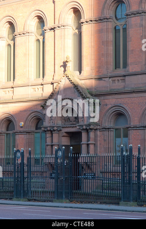 Les cours royales de justice sur la rue Victoria à Belfast Banque D'Images