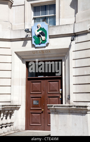 Haut-commissariat de l'Ouganda sur Trafalgar Square - London UK Banque D'Images