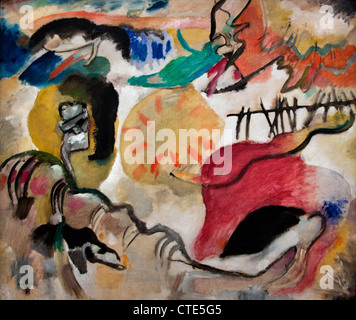 27 l'Improvisation ( Jardin de l'amour II ) 1912 Wassily Kandinsky français russe 1866-1944 Banque D'Images