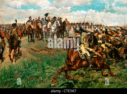 Friedland 1807 par Ernest Meissonier Français France 1815-1891 (Vivre de l'empereur Napoléon Bonaparte ) Banque D'Images