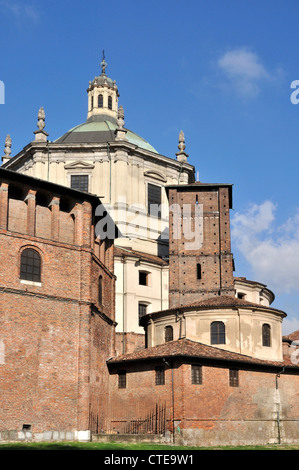 San Lorenzo south face arrière, Milan Banque D'Images